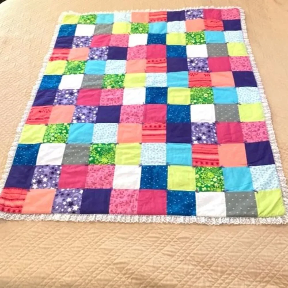 Handmade brightly colored